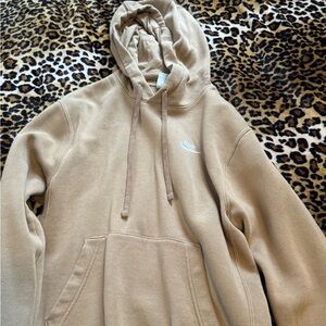 Nike Men's Beige Hoodie